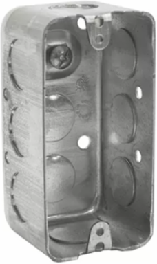 Utility Box 1.88 Inches Deep, 14 Cubic Inches, With Knockout