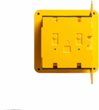 Vapor Barrier Cable Box 2-Gang 2-3/4 Inch Deep, 1/2 Inch Setback