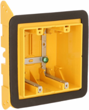 Vapor Barrier Cable Box 2-Gang 2-3/4 Inch Deep, 1/2 Inch Setback