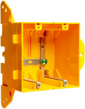 Nonmetallic Electrical Box 2-Gang 35 Cu. In. with Bracket 15 Inch x 22-1/2 Inch x 10 Inch