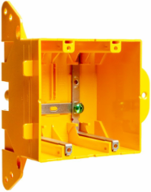 Nonmetallic Electrical Box 2-Gang 35 Cu. In. with Bracket 15 Inch x 22-1/2 Inch x 10 Inch