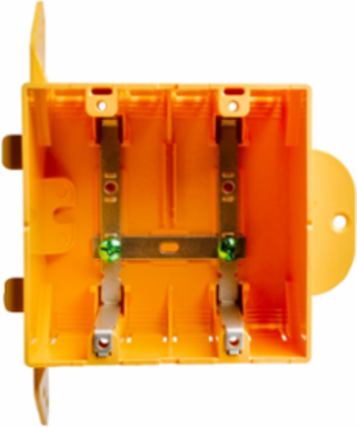 Nonmetallic Electrical Box 2-Gang 35 Cu. In. with Bracket 15 Inch x 22-1/2 Inch x 10 Inch