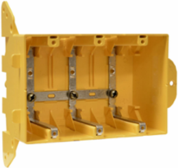 PLASTIC BOX 3G WITH BRACKET 52 CU IN