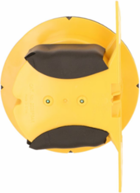 Vapor Barrier Ceiling Box, 4 Inch Round, Thermoplastic Resin, 0.265 lb.