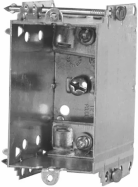 Single Gang Device Box 2-1/2 Inch Deep 12.5 Cu. In., Steel, CSA (40-Pack)