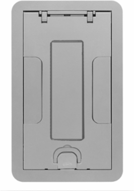 2-Gang & 4-Gang Rectangular Surface Cover, Aluminum Powder Coated