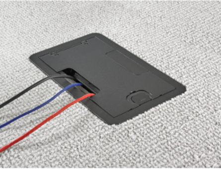 2-Gang & 4-Gang Rectangular Surface Cover, Cast Aluminum, Black Powder Coat