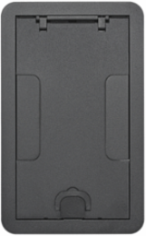 2-Gang & 4-Gang Rectangular Surface Cover, Cast Aluminum, Black Powder Coat