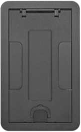 Rectangular Surface Cover Assembly, 2-Gang & 4-Gang, Cast Aluminum, Black Powder Coat