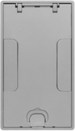 Flush Cover Assembly, 2-Gang & 4-Gang, Aluminum Powder Coat Finish