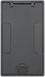 Rectangular Flush Cover Assembly, 2-Gang/4-Gang, Black Powder Coat