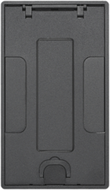 Rectangular Flush Cover Assembly, 2-Gang, Black Powder Coat, Cast Aluminum