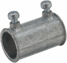 3-1/2 Inch EMT Set-Screw Coupling, Die Cast Zinc, UL Listed
