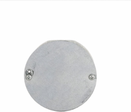 4 Inch Round Ceiling Rated Box, 1-1/2 Inch Deep, UL Listed, Steel Construction