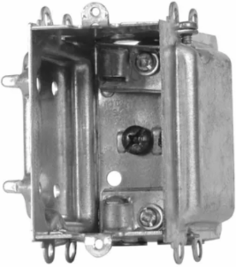 Single Gang Steel Device Box, Gangable, 3 Inch Deep, 18 Cu. In., CSA Certified