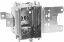 Steel Gangable Device Box, 2-1/2 Inch Deep, 16 Cu. In. for 2-3/8 & 3-5/8 Inch Studs