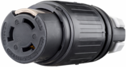 Industrial Female Connector Body 50A 250V/600V AC 3-Pole 4-Wire Grounding