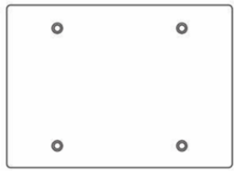 Three Gang Blank Device Box Cover, Aluminum, 4 Inch x 7-1/2 Inch x 5-3/4 Inch