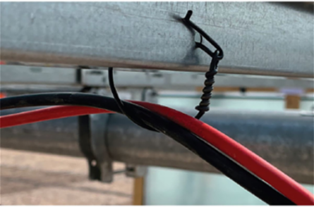 Wiley Twist Strap, 8", 300 Series Stainless Steel Wire Core Coated with UV-Resistant PVC