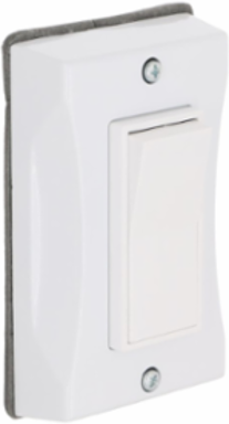 1-Gang Weatherproof Cover, Vertical, Decorator, White, Shrink