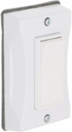 1-Gang Weatherproof Cover, Vertical, Decorator, White, Shrink