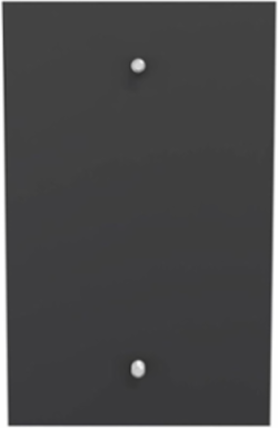 1-Gang Weatherproof Cluster Cover, 1/2 Inch Threaded Outlet, NEMA 3R Rated, Die Cast Aluminum