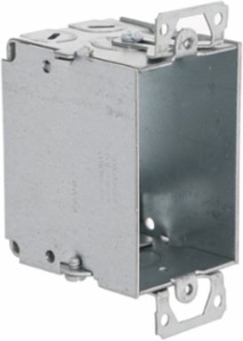 Gangable Switch Box 3 Inch x 2 Inch, 2-1/2 Inch Deep, Fire Rated, Steel Material