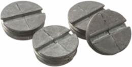 Weatherproof Closure Plugs, 1/2 in. NPT, Gray, 3-Pack, Carded