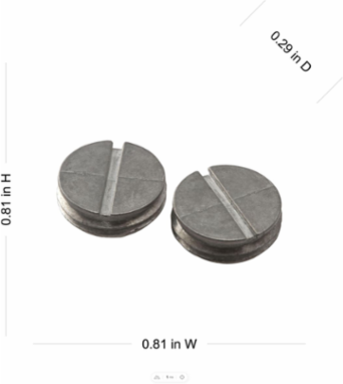 Weatherproof Closure Plugs, 1/2 in. NPT, Gray, Bulk