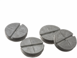 Weatherproof Closure Plug, 3/4 in. NPT, Gray, 75 Polybags of 4