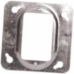 4 in. Square Cover, Raised 3/16 in., 1.2 Cu. In., for One Device (50-Pack)