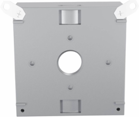 2-Gang Weatherproof Box with Five 3/4 Inch Outlets, NEMA 3R, Aluminum Construction