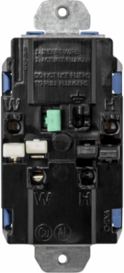 EdgeConnect™ Blue 20A Straight Blade Duplex Receptacle, 2-Pole, 125V, Screwless Termination
