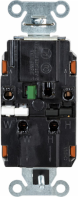 EdgeConnectTM Receptacle, 2-Pole 3-Wire, 20A 125V, Orange