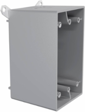 1-Gang Weatherproof Deep Box, 3 Outlets, 2.805 Inch Width, 4.56 Inch Height, Gray