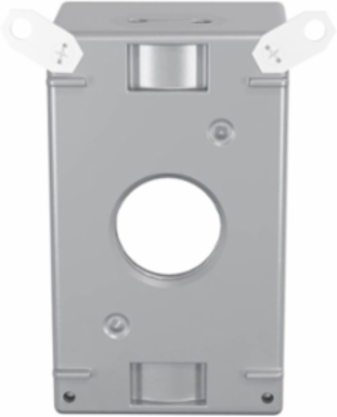1-Gang Weatherproof Deep Box, 3 Outlets, 2.805 Inch Width, 4.56 Inch Height, Gray