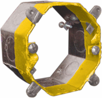 Concrete Ring 4 Inch, 30 Cu. In., 2-1/2 Inch Deep, CSA Certified, Steel