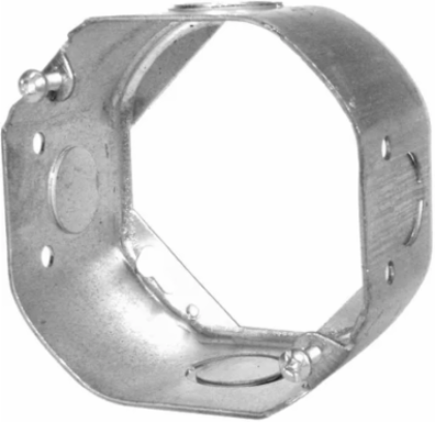 Extension ring for 4 In. Octagon Box, 2-1/8 in. Deep, 21 Cu. In., with Concentric, 1/2 & 3/4 in. KO (50-Pack)