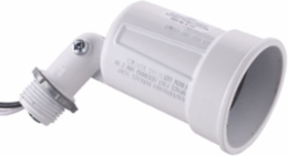 Weatherproof Lampholder for 75-150W PAR 38 Lamps, Die Cast Aluminum, White