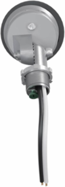 Weatherproof Lampholder for 75-150W PAR 38 Lamps, Gray, Die Cast Aluminum, 5 Inch