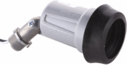 Weatherproof Lampholder for 75-150W PAR 38 Lamps, Gray, Die Cast Aluminum, 5 Inch