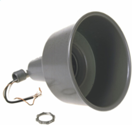 Weatherproof Architectural Lampholder 75-150W PAR 38, Gray, Die Cast Aluminum, 1.01 lb.