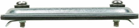 1-1/2 Inch Stamped Steel Conduit Cover with Neoprene Gasket, Natural Finish