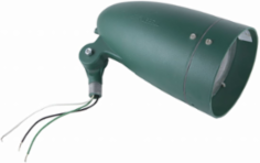 Weatherproof Bullet Lampholder for 75-150W PAR 38 & R-40 Lamps, 6.25 Inch, Green