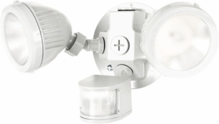 Weatherproof LED Flood Light Kit with Motion Sensor, 2000 Lumens, 26W, 7.75 x 10.75 x 6.375 Inch