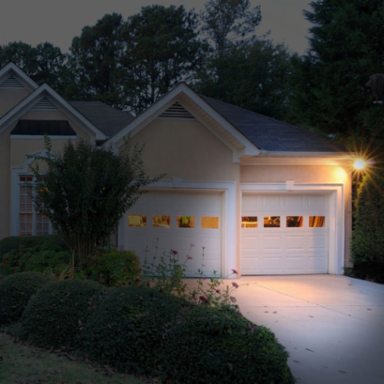 Weatherproof LED Flood Light Kit with Motion Sensor, 3000K Warm White, 26W, Bronze
