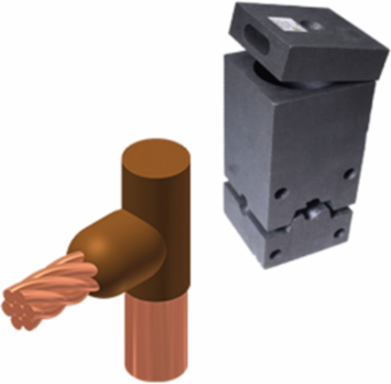 Exothermic Mold 120 SQ MM for 14.3 MM Ground Rod, Graphite Material
