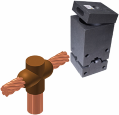 Exothermic Mold 95 SQ MM for 17.2 MM Rod, Graphite Material