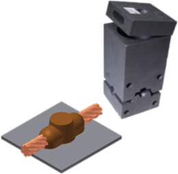 Exothermic Mold 2/0 Stranded Run, Graphite, 8.563x3.938x3.938 Inch Box Size