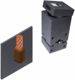 Exothermic Mold for 1-1/2 to 4 Inch Vertical Pipe, Graphite Material